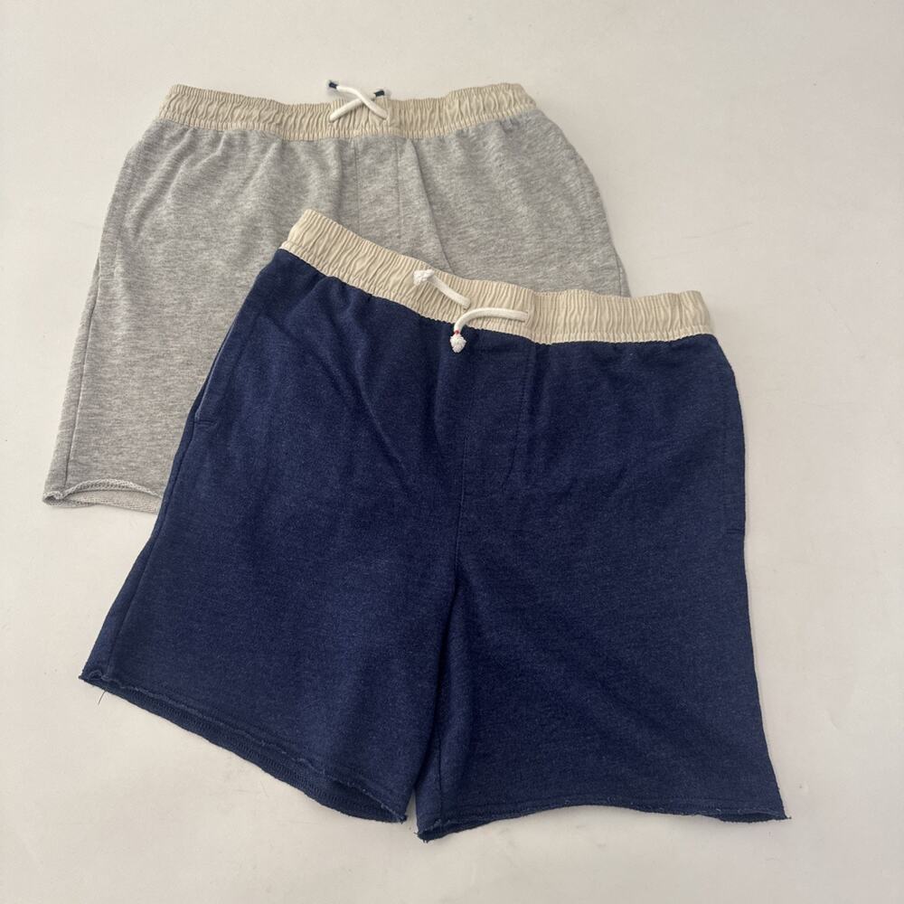 Lot of 2 Carter's Shorts Gray and Blue Youth Kids Boys Size 10/10A